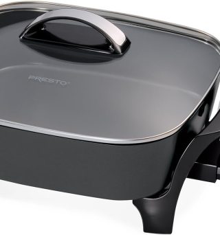 Presto 07117 12" Electric Skillet with glass cover
