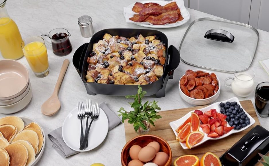 Presto 07117 12" Electric Skillet with glass cover - Image 5